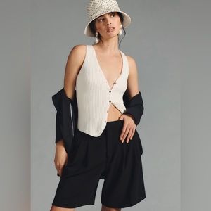 Anthropologie Maeve Avery Pleated Shorts